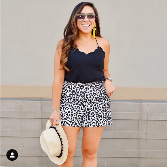 J. Crew Factory Pants - J. Crew Factory Leopard Cheetah Ruffle Shorts NWT